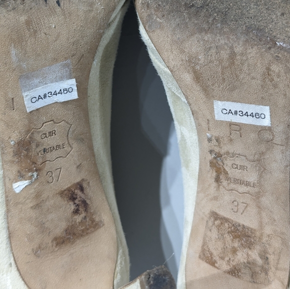 IRO suede beige pump - Picture 9 of 12